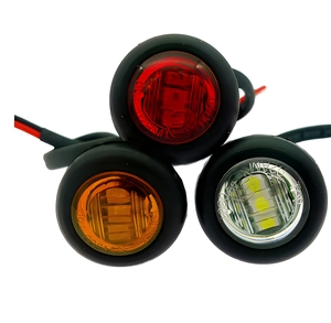 <span class=keywords><strong>Feu</strong></span> de position latéral rond à LED ERA IP67 SAE DOT 3/4 pouce avec câble pour camion, <span class=keywords><strong>remorque</strong></span>, camping-car et bateau - Product Image 4
