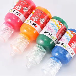 <span class=keywords><strong>Pintura</strong></span> de <span class=keywords><strong>tela</strong></span> 3D DIY impermeable de 12 colores para ropa pintada a mano bolsas decorativas artesanales sobre lienzo pinturas acrílicas de papel - Product Image 2
