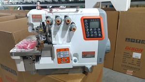 Nouvelle machine à coudre surjeteuse haute vitesse avec alimentation automatique et entraînement direct pour usage industriel - Product Image 4