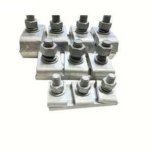 Directly Sell Sliver Aluminum Alloy Hot Dip-galvanized Steel Parallel Groove Clamps for AAC&ACSR conductor