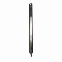 En gros, Verrou de pont allongé en alliage de zinc noir de 320 mm pour fenêtre et porte en aluminium, ensemble de verrous verticaux pour bas de porte