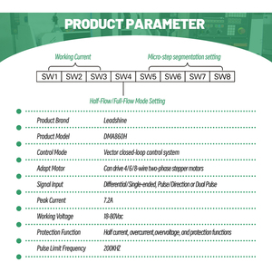 Genuine Original Leadshine DMA860H <strong>Stepper</strong> <strong>Motor</strong> <strong>Drive</strong> Control Speed <strong>Stepper</strong> <strong>Motor</strong> Driver <strong>for</strong> <strong>Drive</strong> 4/6/8-wire 2-phase <strong>Stepper</strong> - Product Image 3