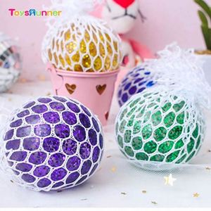 Pelota Antiestrés de Uva Personalizada de Malla Suave y Colorida, Juguete Blandito para Aliviar el Estrés, Pelota de Uva de Papel, ¡Venta Caliente! - Product Image 5