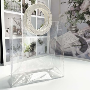 Transparent PVC <b>Tote</b> Bags, Cosmetic Gift Bags, Packaging Carry Bags - Product Image 2