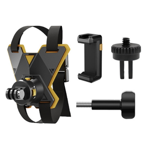 Mechrig磁気クイックリリースヘルメットマウントアクション用カム電話ホルダーGoProアダプター付き - Product Image 1