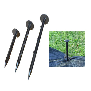 Clou de fixation de jardin en plastique noir, résistant aux UV et anticorrosion, ancre de sol robuste pour <span class=keywords><strong>film</strong></span> et toile de paillage - Product Image 4