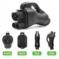 Adaptateur de chargeur EV Type 1 à Type 2 J1772 à GB/T CCS2 à GBT Adaptateur de charge pour connecteurs EV pour véhicule électrique