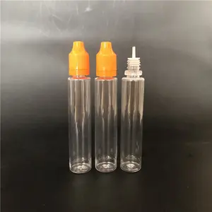 30ml dünne Flaschen Hochwertige leere PET-Kunststoff-Augentropfen-Tropf flasche mit manipulation sicheren CRC-Öl flaschen