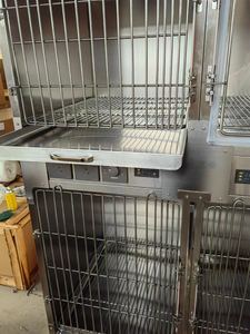 Nouveauté professionnelle conçue en acier inoxydable chiot grand chien chenil Cage banque Cages pour chiens de compagnie caisses modulaires Cage d'hôtel pour animaux de compagnie - Product Image 4