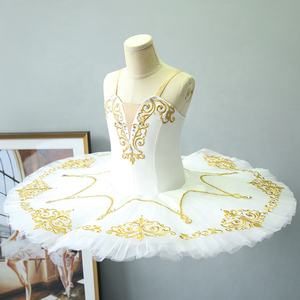 Классическая белая балетная пачка S0013 для девочек для соревнований - Product Image 3