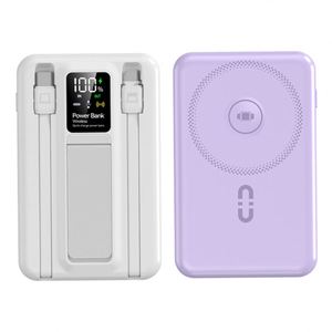 Small Pocket 4 in 1 Power Bank 10000Mah Fast <b>Charging</b> Pd22.5W Wireless 15W Earphone Watch Charger Travel Portable - Product Image 1