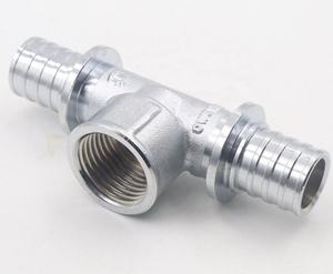 Robinet d'arrêt en laiton pour tuyaux PEX, haute pression, durable, raccords de tuyauterie, fabricant OEM, contrôle de l'eau, taille personnalisée - Product Image 3
