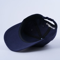 Casquette de baseball en coton non structuré 6 panneaux chapeau de papa sergé réglable brodé personnalisable sport élastique casquettes de sangle arrière