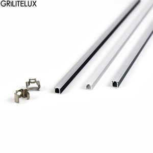 Nouveau profilé en aluminium encastré au design fin, diffuseur LED à montage dissimulé, matériau en alliage d'aluminium pour éclairage LED de meuble - Product Image 5