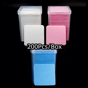Kain Lap Pembersih Botol Putih Bersih, Kertas Non Woven Bebas Serat, Perekat Lem Bulu Mata, Pembersih Nozzle Ekstensi Bulu Mata, Kapas - Product Image 2