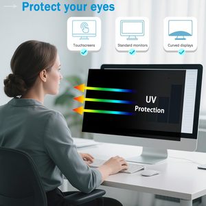 Película Protectora de Privacidad para Pantalla de Ordenador de 24 Pulgadas (16:9), Desmontable, con Protección Anti-luz Azul y Anti-reflejos - Product Image 5