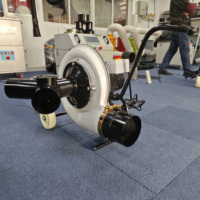 Extracteur d'air professionnel portable et commutable pour véhicules (mono ou double), 220V/380V 0.75/1.1kW, faible bruit, pour garage