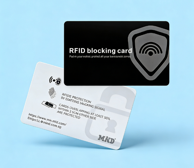 Anti-Theft NFC RFID Smart Shielding Card Protector EM4305 Chip 13.56 MHz Waterproof PVC Credit Card Blocker for Business Payment