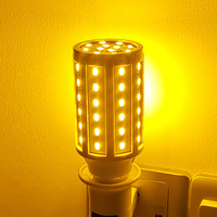 Ampoule de maïs LED jaune doré 2000K 60W 120V 240V E27 Lampe de maïs orange