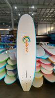 Planche de surf souple unisexe avec logo personnalisable, marque OEM, ailerons en mousse EVA EPS inclus pour les eaux océaniques
