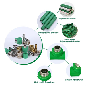 IFAN cung cấp nước DIN tiêm Polypropylene <span class=keywords><strong>PPR</strong></span> ống pn25 đúc tiêm Ổ cắm tee khuỷu tay hệ thống ống nước Vật liệu <span class=keywords><strong>PPR</strong></span> phụ kiện - Product Image 3