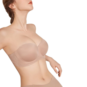 Meilleure qualité antidérapant <span class=keywords><strong>Invisible</strong></span> sans couture <span class=keywords><strong>soutien</strong></span>-<span class=keywords><strong>gorge</strong></span> sans bretelles pour les femmes grande taille 32B-42F <span class=keywords><strong>soutien</strong></span>-<span class=keywords><strong>gorge</strong></span> push-up à armatures été Sexy <span class=keywords><strong>soutien</strong></span>-<span class=keywords><strong>gorge</strong></span> tricoté - Product Image 6