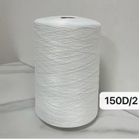 Fourniture directe d'usine 150D/2, 140 fils à broder en soie de lait torsadés pour dentelle à broder informatisée et textile, DTY, Organza