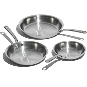 Large Modern Stainless Steel Frying <b>Pan</b> Skillets 20/24/26/28/30cm Home Cooking Cooking <b>Pan</b> with Stainless Steel Handle - Product Image 1