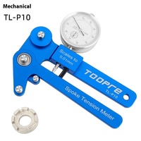 TOOPRE Set roda pengoreksi sepeda, aksesori pit pengukur tegangan aluminium Aloi, alat koreksi Rib cincin penyesuaian kawat