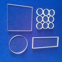 Panneau en verre trempé, disque en verre Borosilicate, épais et transparent, quartz ultra fin, 1 pièce