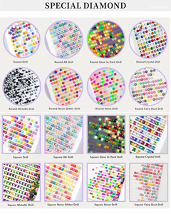 SONGWOO ART 6 pièces bricolage diamant peinture sous-verres Kits <span class=keywords><strong>chat</strong></span> en forme d'art artisanat pour tapis de noël tampons - Product Image 5