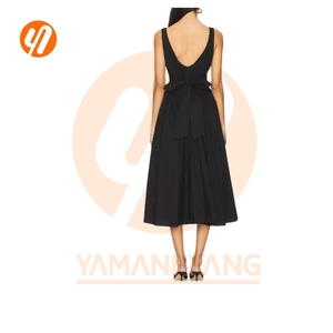 <span class=keywords><strong>Vestido</strong></span> Midi con Cuello Cuadrado Personalizado 1793 para Mujer, <span class=keywords><strong>Vestido</strong></span> <span class=keywords><strong>de</strong></span> Verano con Corte en A, <span class=keywords><strong>Vestido</strong></span> para Invitadas a Bodas Civiles, Vestidos <span class=keywords><strong>de</strong></span> Verano - Product Image 5