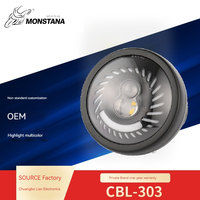 Precio de fábrica, faro delantero automático, haz Alto y Bajo con ojo de ángulo, Faro de montaje de motocicleta LED redondo de 5,75 pulgadas