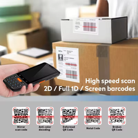 Precio barato de fábrica Android 9 IP65 Robusto 4G WiFi GPS Cámara 1D Escáner de código de barras PDA de mano