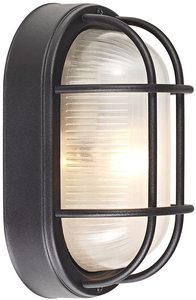 Truyền Thống Phong Cách Hình Bầu Dục Vách Ngăn Kính Che Ánh Sáng Lịch Thi Đấu Đèn Tường Ngoài Trời E27 Ổ Cắm Pc Bìa + Pc Cơ Sở Hy Lạp - Product Image 4