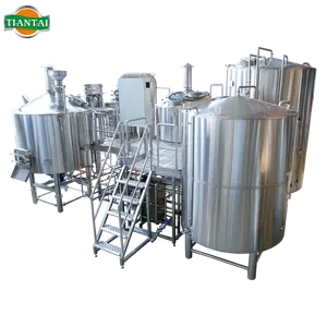 25HL 20 barili Tiantai SUS304 riscaldamento a vapore due navi per la produzione automatica di birra