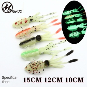 Esca Artificiale Luya 15CM 12CM 10CM Morbida Bionica a Forma di Calamaro Polpo in Plastica Luminosa a Farfalla con Ali Sottili per la Pesca al Bass - Product Image 2