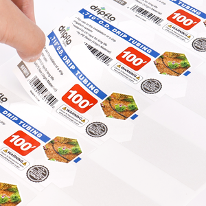 Customized Matte Frosted Heat Resistant Waterproof Barcode Adhesive Stickers <b>Labels</b> Variable Data PVC Material Custom Sizes - Product Image 3