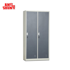 CAS-025 <strong>Cheap</strong> Price <strong>Wardrobe</strong> Bedroom Furniture Metal 2 Door Clothing Cupboard <strong>for</strong> <strong>Sale</strong> - Product Image 4