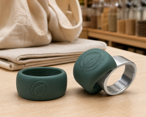 Coque de protection en silicone personnalisée avec logo OEM pour Oura Ring 5/4, Galaxy Ring, RingConn, Ultrahuman, Sage, avec logo feuille grande taille en relief - Product Image 3