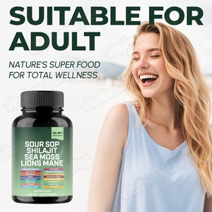 Cápsulas Vitahealthy OEM/ODM con Mezcla Natural de Guanábana, 24 en 1, Ingredientes Potentes, Superalimento Natural para el Bienestar <span class=keywords><strong>Total</strong></span>, Cápsulas Veganas - Product Image 3