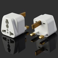 Adaptateur d'alimentation de voyage universel 13A 3 broches à prise plate multi-usage UK 3 broches fabriqué en ABS durable compatible avec les YD-7 YUADON
