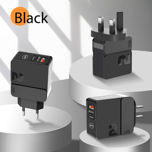 <span class=keywords><strong>ราคา</strong></span>โรงงาน อะแดปเตอร์ชาร์จ 20W Type-C แบบ PD ปลั๊ก Type C 2 พอร์ต USB A กำลังไฟ 30W สำหรับ <span class=keywords><strong>iPhone</strong></span> 17 16 <span class=keywords><strong>Plus</strong></span> 15 14 13 12 Pro Max - Product Image 1