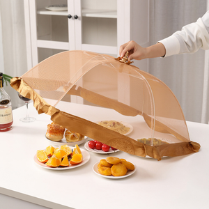 Cubierta de malla <span class=keywords><strong>Pop</strong></span>-up grande para comida, carpa de comida reutilizable y plegable para interiores y exteriores - Product Image 3