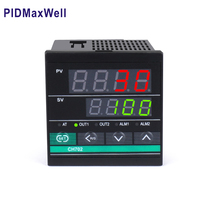 Controlador de Temperatura PID CH702 1/4 DIN con Sintonización Automática, Filtro Digital, Plástico, OEM/ODM Personalizable, 100-240VAC para Moldeo Industrial