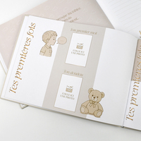 Livre de souvenirs pour bébé personnalisé de luxe avec service d'impression en relief, album, journal, carnet, planificateur, impression