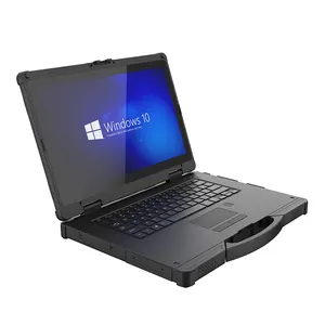 CENAVA 14英寸Rj45端口户外耐用工业坚固笔记本电脑，带串行端口键盘