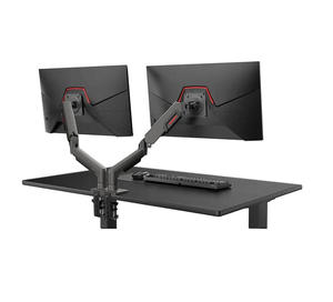 CN Original Original HKC KR50 Dual Screen <b>Bracket</b> 265mm Lift Full Motion Desk Clamp/Grommet Mount Cable Management - Product Image 2
