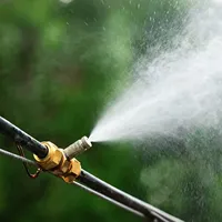 Système de brumisation intelligent haute pression pour serre extérieure, humidification efficace et refroidissement, installation facile pour l'arrosage du jardin