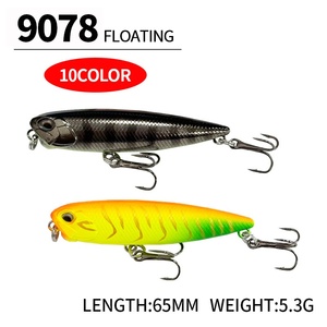 NOUVEAU MAJOR <span class=keywords><strong>Leurre</strong></span> flottant crayon 65mm 5.3g ABS, appât dur, 11 couleurs, pour achigan, truite, perche - Product Image 3